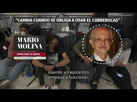 Mario Molina, premio Nobel de Química, pide a la población usar cubrebocas