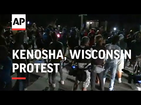 Mostly peaceful protest held in Wisconsin
