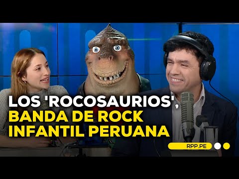 Los 'Rocosaurios', la banda de rock infantil peruana, nos visitan en el set de Conexión