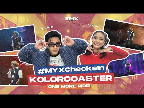 VJ Jarren & VJ Kring Hype Up Maki’s Kolorcoaster Preshow! | #MYXChecksIn