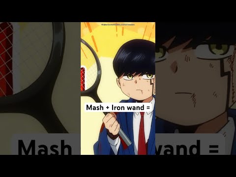 Mash transforms his wand 💀