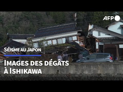 Images des dégâts causés par le séisme meurtrier au Japon | AFP Images