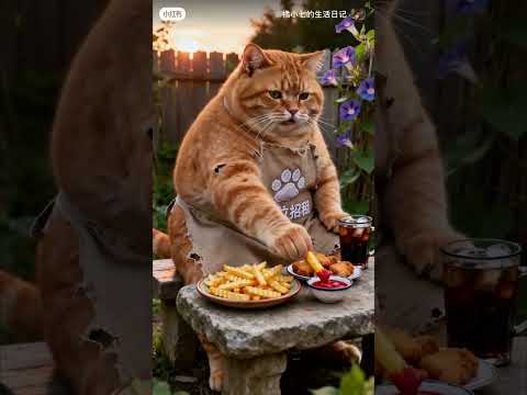 1. "The Cat Chef and the Wise Owl 🍅"