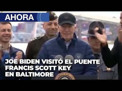 Joe Biden pronuncia discurso en Puente Francis Scott Key colapsado en Baltimore - En Vivo | 5Abr