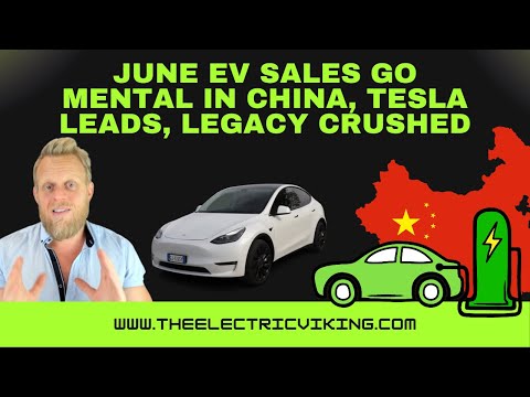 June EV sales go mental in China, Tesla leads, legacy crushed