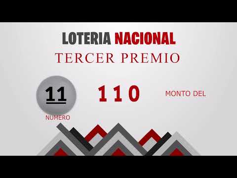 Sorteo Loteria Nacional del domingo 16 de enero del 2022