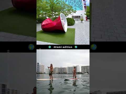 Where are you going first: Miami Design District or paddleboarding? 🤔 #Miami #Travel