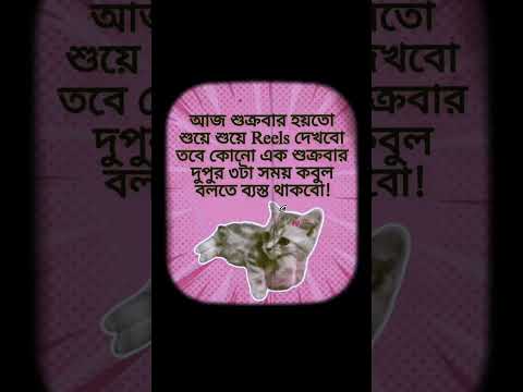 আজ শুক্রবার হয়তো reels দেখবো তবে কোনো এক শুক্রবারে দুপুর৩টা সময় কবুল বলতে ব্যস্ত থাকবো #shorts #fypシ