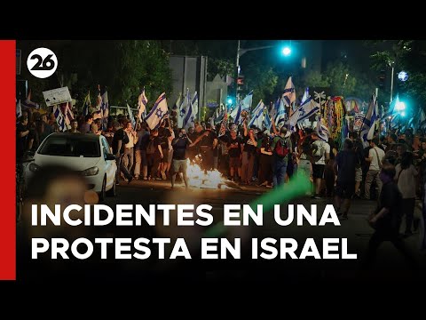 MEDIO ORIENTE | Incidentes en una protesta antigubernamental en Israel