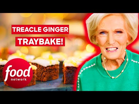 Mary Berry's Christmas Treacle Spiced Traybake Recipe | Mary Berry's Country House At Christmas