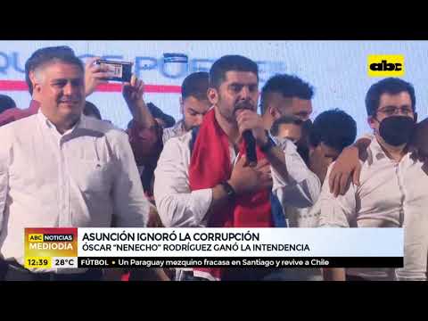 Asunción ignoró la corrupción y eligió como intendente a Óscar Nenecho Rodríguez