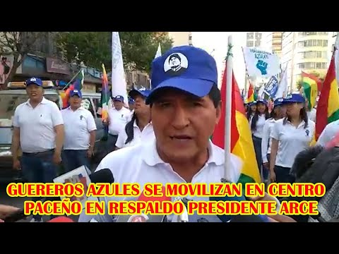 GUERREROS AZULES RECUERDAN LOS DOS AÑOS DE LA RECUPERACIÓN DE LA DEMOCRACIA DE BOLIVIA..