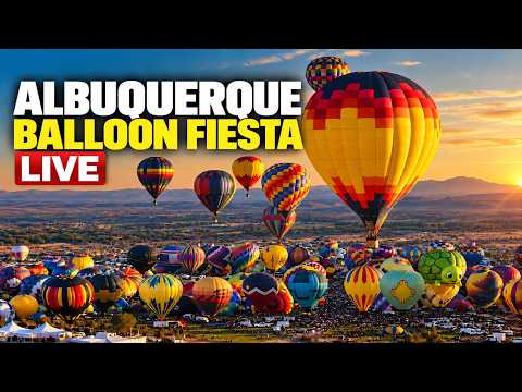 LIVE: Albuquerque Balloon Fiesta | Hundreds Of Hot Air Balloons Fill New Mexico Skies | LIVE Visuals