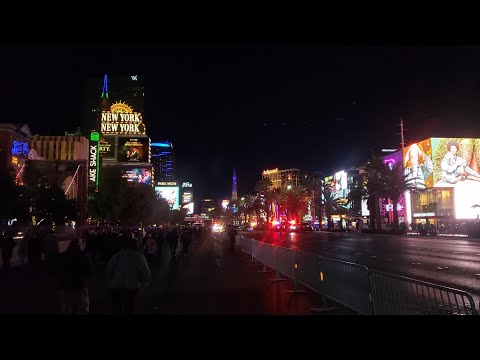 New Years Eve on the Las Vegas Strip