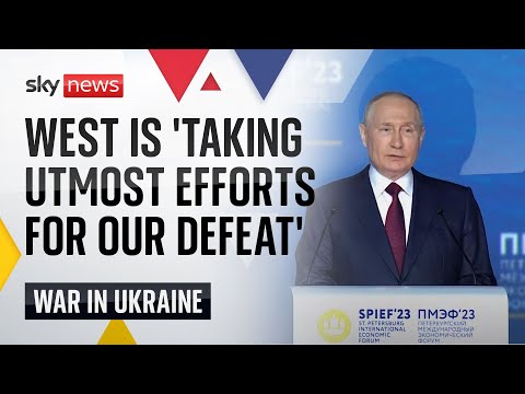 Ukraine War: West is 'taking utmost efforts' for a 'tactical defeat of Russia'-  Vladimir Putin