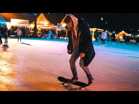 Skateboarding on ICE - Does it work?