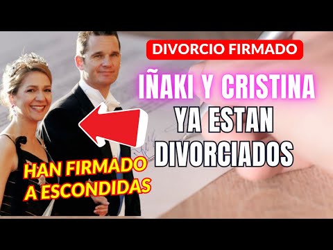 La INFANTA CRISTINA e IÑAKI URDANGARIN ya están DIVORCIADOS firman a ESCONDIDAS en BARCELONA