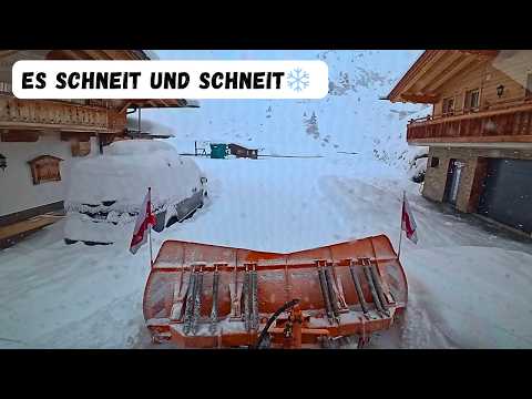 ❄️wieder eine Menge Neuschnee❄️Schneeräumung | Winterdienst in Österreich am 20.02.26