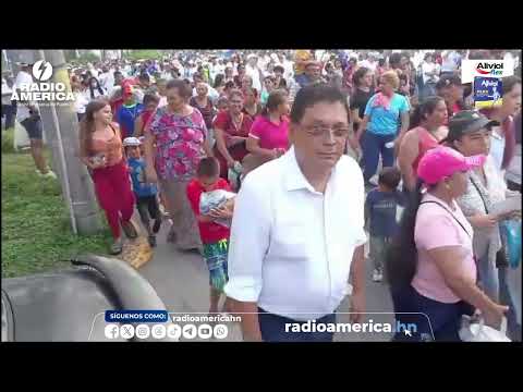 Marcha de las Antorchas en San Pedro Sula