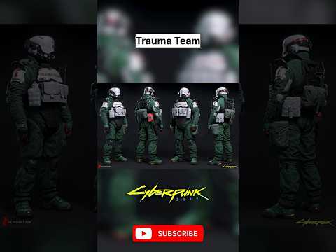 Trauma Team Concept Art - Cyberpunk 2077 #cyberpunk2077 #cyberpunk #nightcity #gaming