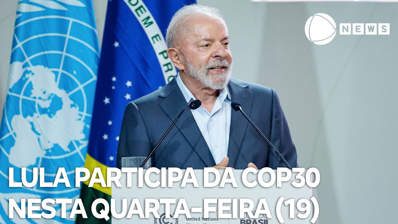 Presidente Lula participa hoje da COP30 TV Online Presidente Lula participa hoje da COP30