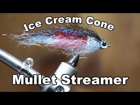 Ice Cream Cone Mullet - UNDERWATER FOOTAGE! - McFly Angler Fly Tying Tutorials