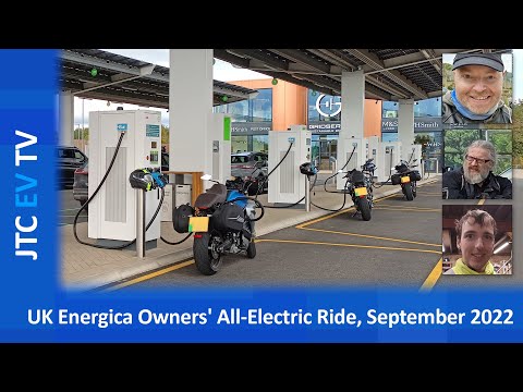 UK Energica Owners' All Electric Ride, September 2022