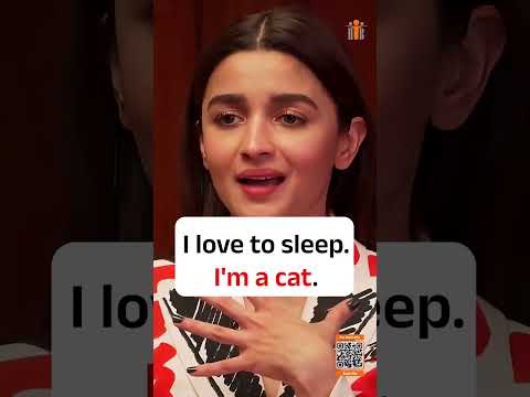 🔥 Watch Till End “Im Cat” Meaning By Alia Bhatt 😺 #explore #shorts #ytshorts #learnenglish #trending