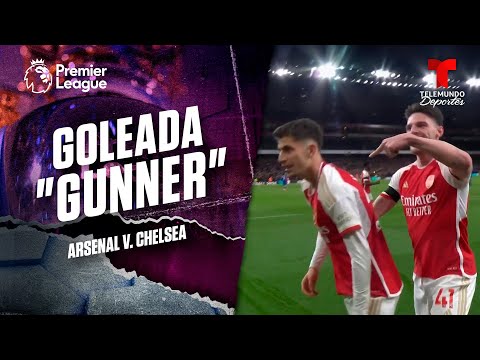 Kai Havertz anota y ya es goleada - Arsenal v. Chelsea | Premier League | Telemundo Deportes