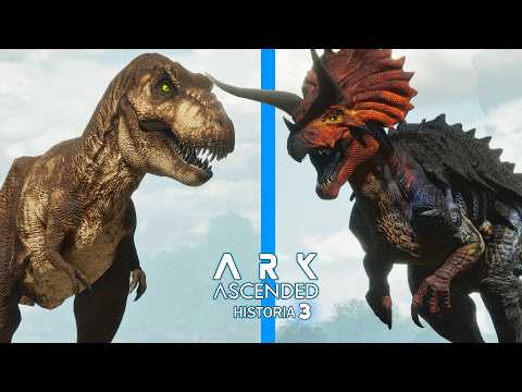 ULTIMASAURUS! NUEVO DINOSAURIO HIBRIDO definitivo y REX de JURASSIC PARK ARK Ascended Historia