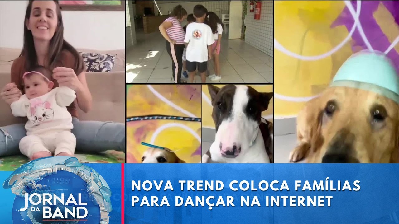 Nova trend na internet coloca famílias para dançar | Jornal da Band