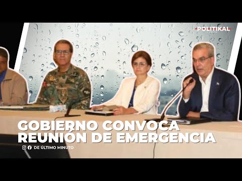 GOBIERNO CONVOCA REUNIÓN DE EMERGENCIA SITUACIÓN PLUVIAL DEL PAÍS