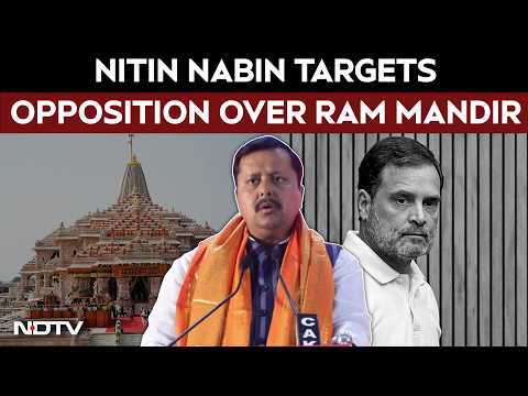Ram Mandir | BJP President Nitin Nabin Targets Rahul, Akhilesh, Kejriwal Over Ram Mandir & Sanatan