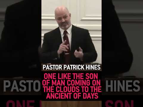 One Like the Son of Man Coming on the Clouds to the Ancient of Days - Pastor Patrick Hines #shorts