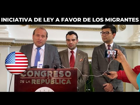 CRISTIAN ALVAREZ PRESENTA INICIATIVA DE LEY A FAVOR DE LOS MIGRANTES | GUATEMALA