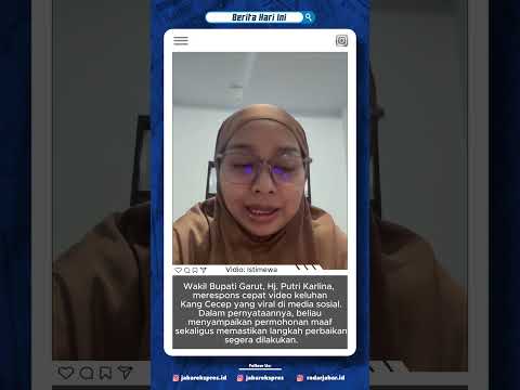 Menanggapi Video keluhan Kang Cecep