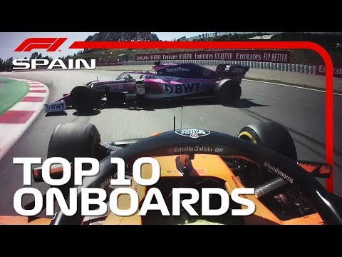 Tension At Haas, Norris and Stroll Crash And The Top 10 Onboards | 2019 Spanish Grand Prix