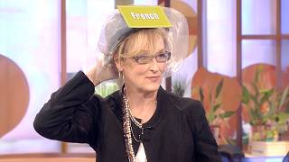 Thumbnail for the video "Meryl Streep Demonstrating Her Acting Skills on ‘Ellen’" from TheEllenShow