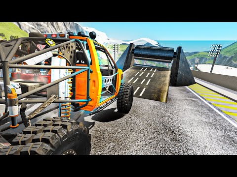 Cars vs Massive Speed Bumps #3 | BeamNG Drive