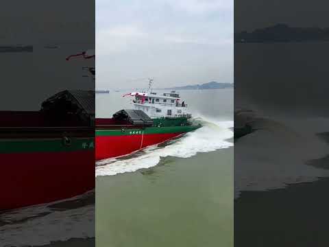 Launch New Inland Cargo Ship Using Rolling Rubber Airbags