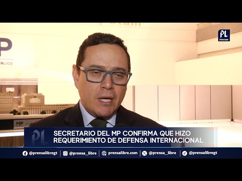 Ángel Pineda, secretario general del MP reacciona por denuncia de Presidencia