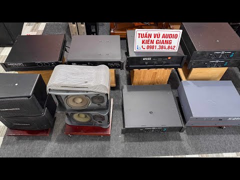 Em Về Đẩy Mỹ JBL MPX300 .Đẩy Crest CA2 và CA6 .QSC 2450 .Crown Geodyne 1 ☎️0981384842