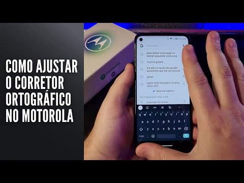 Como Ajustar o Corretor Ortográfico no Motorola