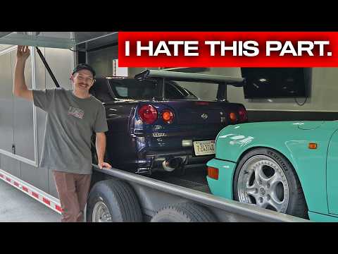 Adam LZ R34 Transformation: Wiper Delete, Ride Height Tuning & Drifting Fun