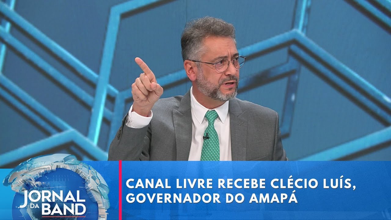 Canal Livre recebe Clécio Luís governador do Amapá | Jornal da Band