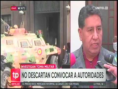 12072024 FISCALÍA NO DESCARTA CONVOCAR A AUTORIDADES EN INVESTIGACIÓN DE LA TOMA MILITAR UNITEL