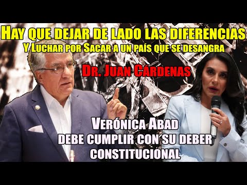 Verónica Abad debe cumplir con su deber constitucional, Juan Cárdenas