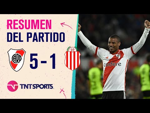 El #Millonario lo liquidó en el segundo tiempo | #River 5-1 #BarracasCentral | Resumen