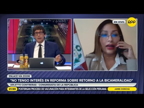 Arlette Contreras: “no tengo interés en reforma sobre retorno a bicameralidad”