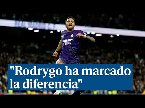 Ancelotti: Rodrygo ha marcado la diferencia